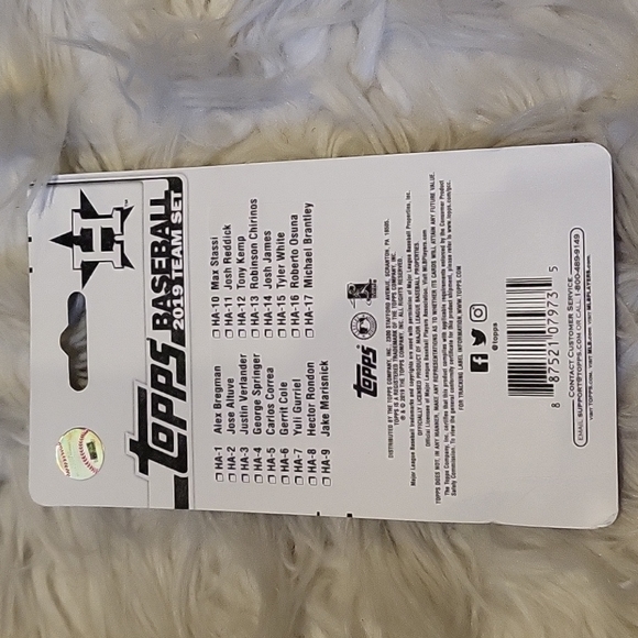 Houston Astros Topps Baseball 2019 Team Set Bregman, Altuve, Verlander, etc. - Picture 2 of 9